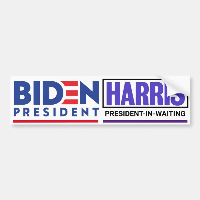 Biden in 2020 / Harris in ? Bumper Sticker (Front)