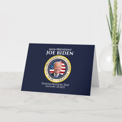 Biden Inauguration day 2021 Folded Greeting Card