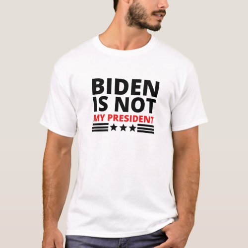 Biden Is Not My President Vintage Retro Election A T_Shirt