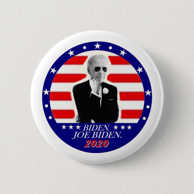 Biden, Joe Biden. Pinback Button (Front)