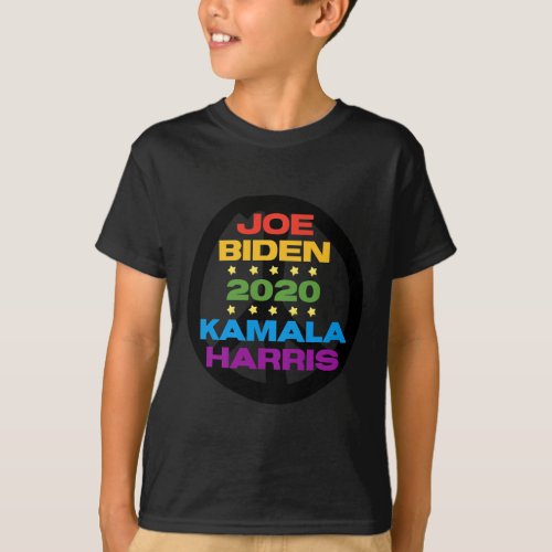 Biden Kamala Harris 2020 Election Campaign Peace S T_Shirt