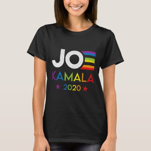 Biden Kamala Harris 2020 Rainbow Gay Pride Lgbt El T_Shirt