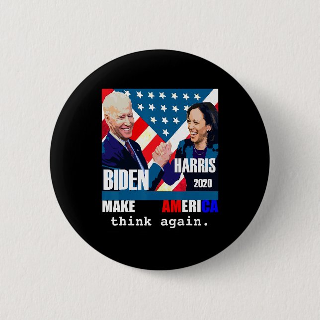 Biden Kamala Harris  Button (Front)
