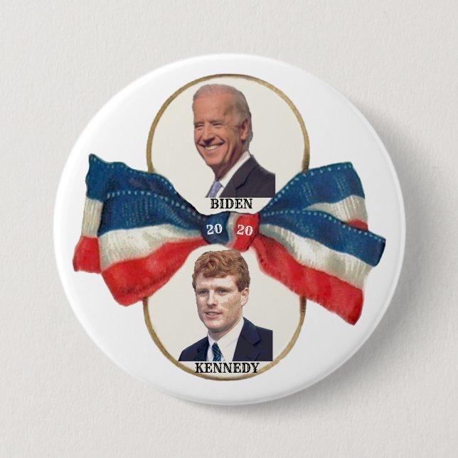 Biden Kenndy 2020 Pinback Button (Front)