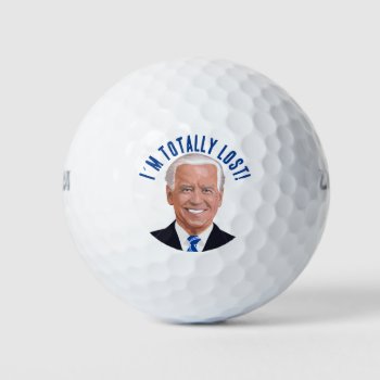 Biden Lost Personalize Golf Balls by BostonRookie at Zazzle