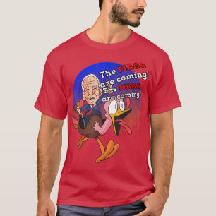 Biden Midnight Ride MAGA Are Coming Adult Costume T-Shirt