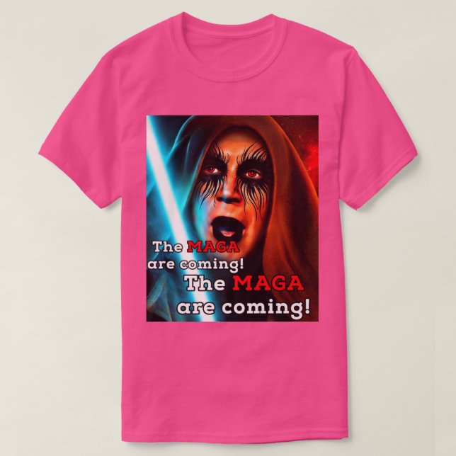 Biden Midnight Ride MAGA Are Coming Adult Costume  T-Shirt (Design Front)