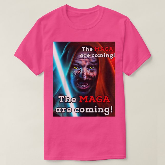 Biden Midnight Ride MAGA Are Coming Adult Costume  T-Shirt (Design Front)