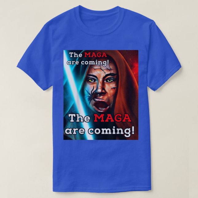 Biden Midnight Ride MAGA Are Coming Adult Costume  T-Shirt (Design Front)