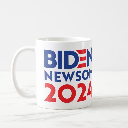 Biden Newsom 2024 Coffee Mug