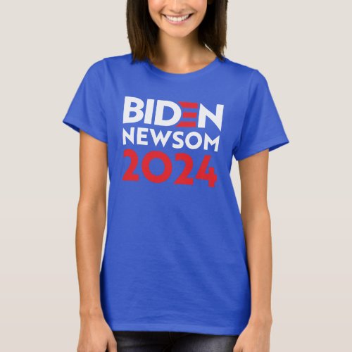 Biden Newsom 2024 T_Shirt