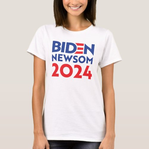 Biden Newsom 2024 T_Shirt