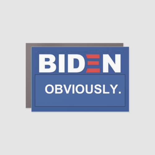 Biden Obviously Car Magnet