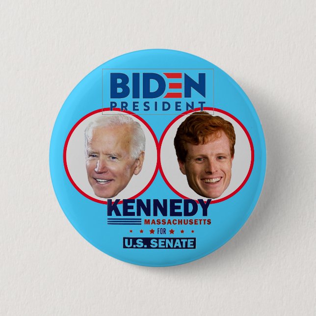 Biden President Kennedy Senate 2020 Button (Front)