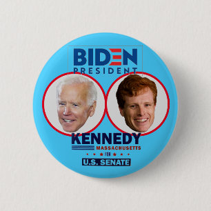 Biden President Kennedy Senate 2020 Button
