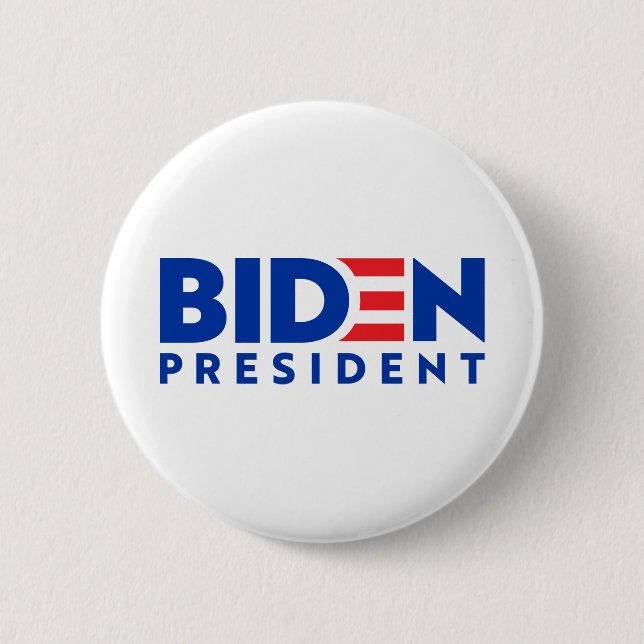 Biden President Logo Button (Front)