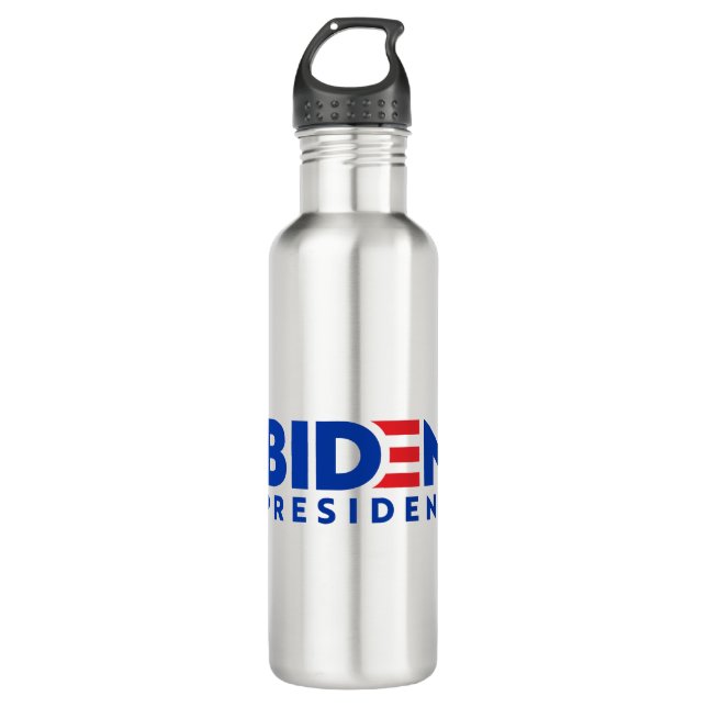 Biden President Logo Stainless Steel Water Bottle (Front)