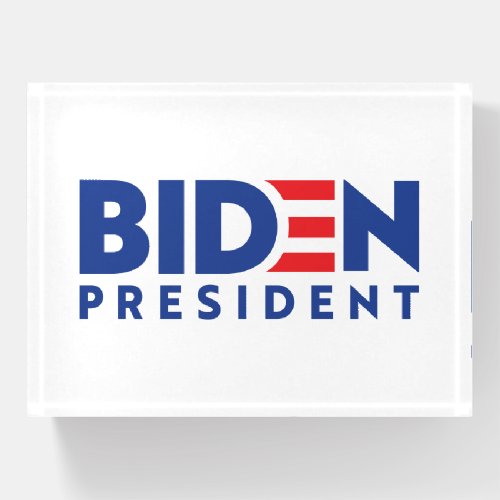 Biden President Paperweight