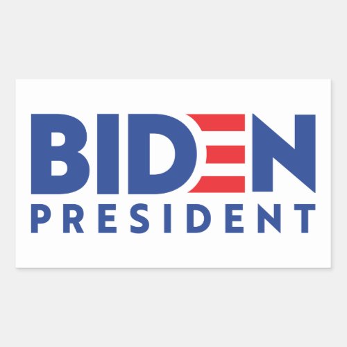 Biden President Rectangular Sticker