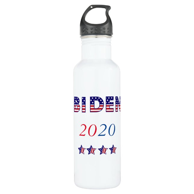 Biden Presidential 2020 Stainless Steel Water Bottle (Front)