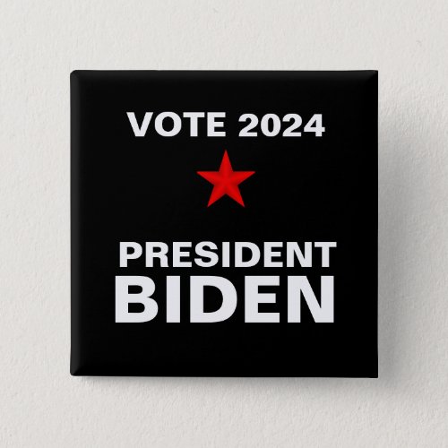 Biden Presidential Election Vote Blue 2024 Pin