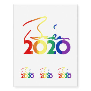 BIDEN PRIDE 2020 TEMPORARY TATTOOS