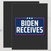 Biden Receives (Front/Back)