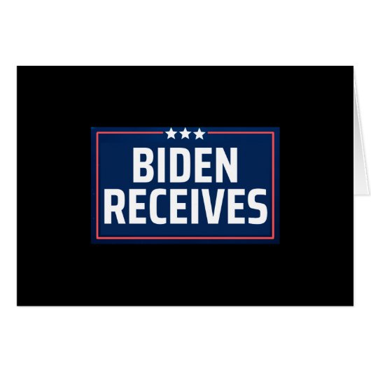 Biden Receives Cards (Front Horizontal)