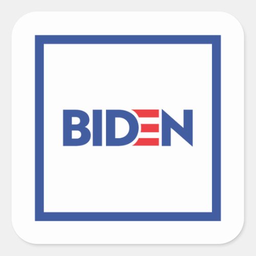 Biden  square sticker