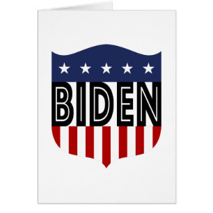 BIDEN stars and stripes Cards