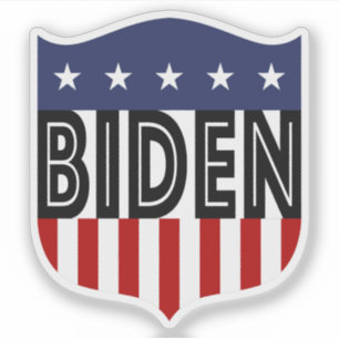 BIDEN stars and stripes Sticker