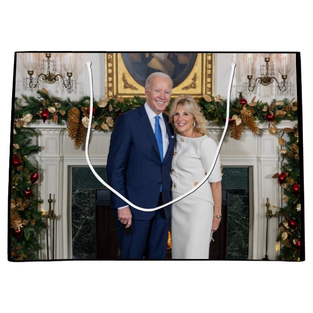 Biden State of the Christmas Union Address   Large Gift Bag (Front)