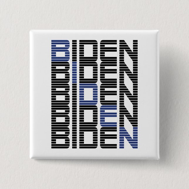 BIDEN text stacks Button (Front)