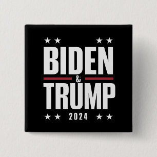 Biden Trump 2024 Funny Election Presidential VP Button