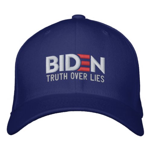 BIDEN Truth Over Lies Embroidered Baseball Cap