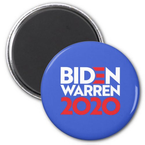BIDEN WARREN 2020 MAGNET