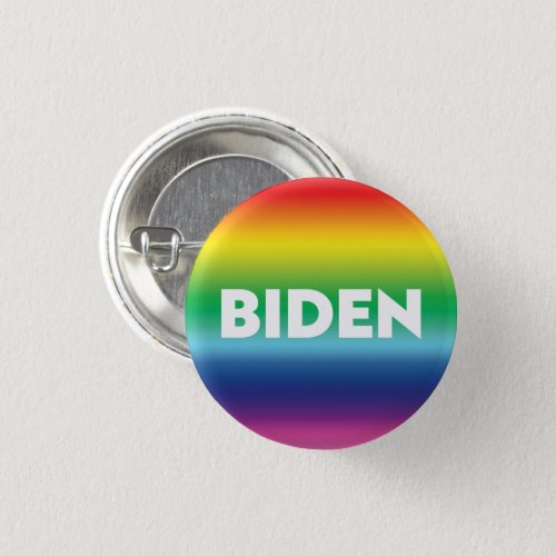 Biden _ white pride lgbtq lgbt rainbow pin button
