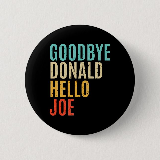 Biden Won Trump Lost Election Democrat Harris Win  Button (Front)