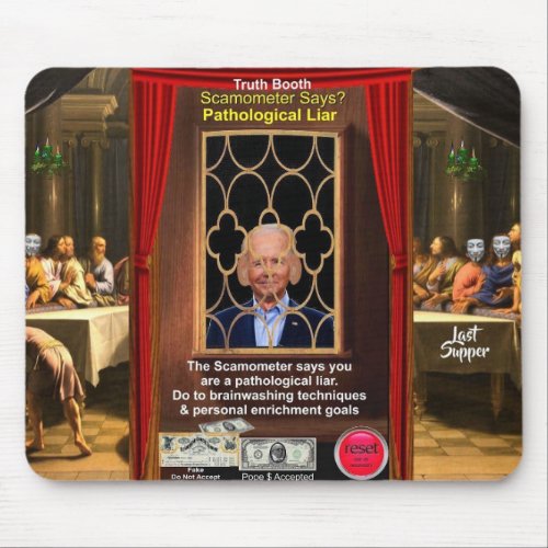 Bidens confession booth legacy mouse pad