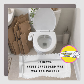 Bidet Car Magnet