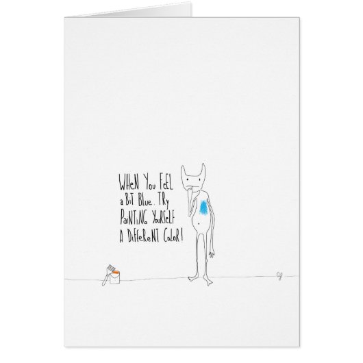 Bidule Painted Blue (Front)