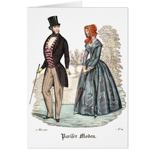 Biedermeier Fashion Illustration (Front)