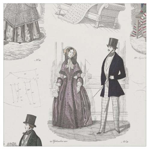 Biedermeier Fashions Romantic Vintage Toile Fabric