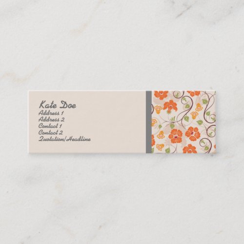 Elegant Businesscard Skinny Business Cards