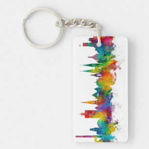 Bielefeld Germany Skyline Keychain