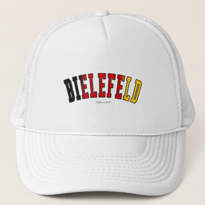 Bielefeld in Germany National Flag Colors Hat