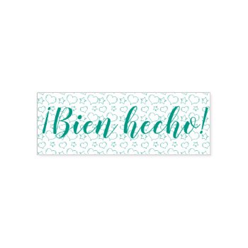 Bien Hecho Good Job In Spanish Stamp For Teacher by BrideStyle at Zazzle