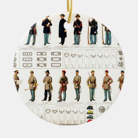 Bien’s Civil War Uniforms (1895) Ceramic Ornament