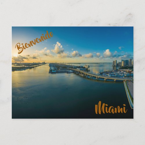 Bienvenido a la postal de Miami Postcard