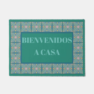 Bienvenidos a casa Spanish welcome Doormat